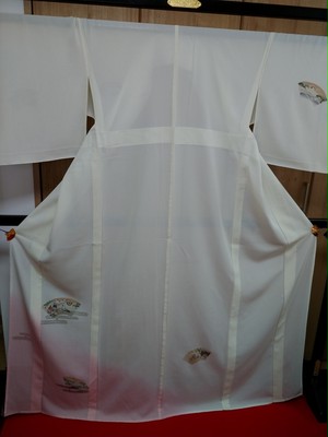 0809102 展示品 訪問着 夏用 絽 白地 0809102 展示品 訪問着 夏用 絽 白地