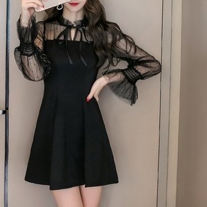 ロングスリーブビスチェワンピース 5street 韓国アパレルストア