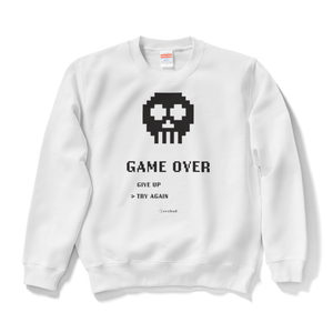 Ecobad スウェットシャツ Game Over 色違い有 グラフィックファッションアイテム専門店ecobad エコバド