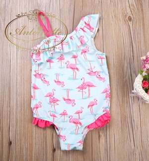 Baby Swimwear Cute 子供用 水着 Kids フラミンゴ 夏 サマー プール 海外 かわいい 女の子 Antoinette