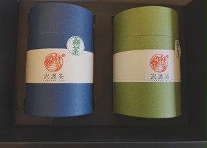 【夏の贈りもの】沢渡茶 茶筒セット 【夏の贈りもの】沢渡茶 茶筒セット