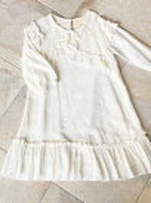 Hayden Girls White Tunic Dress チュニック ワンピース ガール 白ワンピース 子供服 かわいい お出かけ プレゼント インポート 海外輸入 海外買付 プレゼント 9歳 10歳 コットン 100 Puahawaii