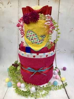 今治タオル フード付きバスタオル おむつケーキ おむつケーキ 出産祝い ギフト オシャレ 個性的 かわいい キャラクター おくりもの屋ショップ