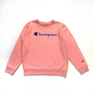 Champion チャンピオン 刺繍ロゴ スウェット トレーナー レディースl ピンク 古着 スウェット All15 Cave 古着屋 公式 古着通販サイト