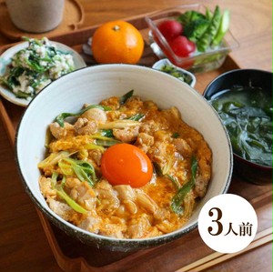 八ケ岳鳥幸地鶏の絶品親子丼ミールキット(3人前) 八ケ岳鳥幸地鶏の絶品親子丼ミールキット(3人前)
