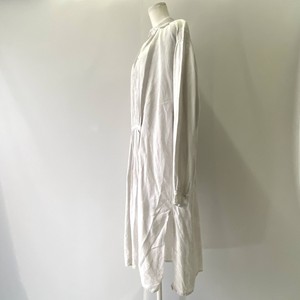 １９００年代初頭 １９３０年代頃 アンティーク コットン リネン シャツ ワンピース レディースxl相当 古着 ホワイト 白色 ロング丈 ヴィンテージ ビンテージ ワンピース Sa2107 Cave 古着屋 公式 古着通販サイト
