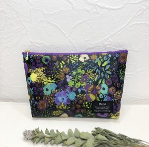 化粧ポーチ M リバティ スモール アーティスツ ブルーム パープル