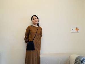 レザーサコッシュ ブラック