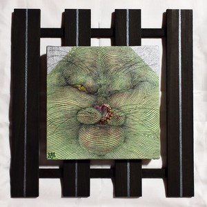 野尻	恵梨華「ウインク（square cat）」