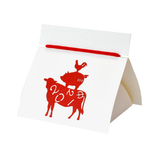 丑年お年賀　箱入和紅茶ティーバッグ