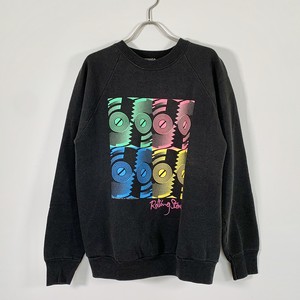 80年代 The Rolling Stonesツアープリント ラグランスウェット(裏毛)【古着】/ローリングストーンズ