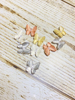 ジュエリーメタルバタフライパーツ 蝶々パーツ Nail Shop ネイルスマイル
