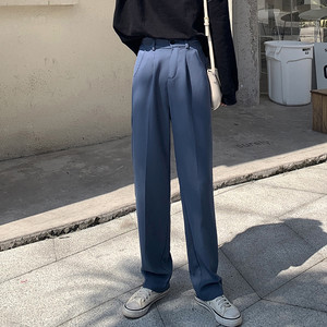 シンプルストレートパンツ 韓国ファッション通販 Nosweat