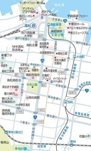 四国 | フリーマップダウンロード