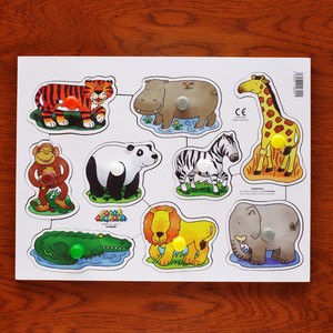 ノブつきパズル アニマル おもちゃ箱 イカロス 公式ネットショップ