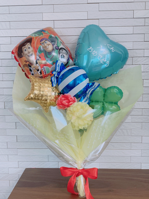 Hn 23 送料無料 トイストーリーキャラクター花束バルーン 多目的 バルーンギフト See Balloon