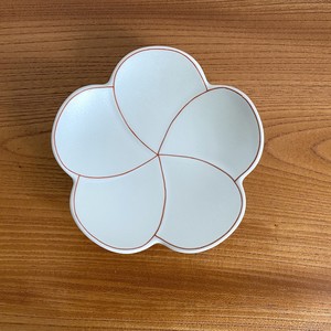 有田焼 梅型小皿 有田焼 梅型小皿