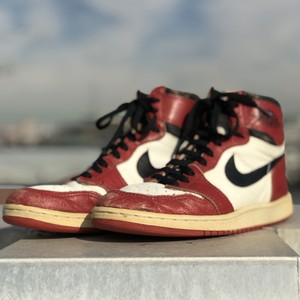 80 S80 S Nike Air Jordan 1 Chicago ナイキ エアジョーダン1 シカゴ 85年 オリジナル 希少 Agito Vintage