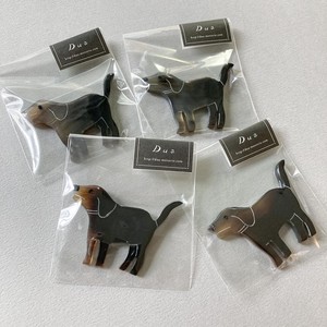 シェル箸置き 犬 ブレーメンの音楽隊 Dua アクセサリーパーツショップ