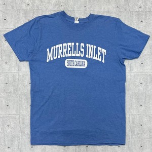 古着 送料無料 Murrells Inlet ロゴプリント半袖tシャツ ブルーl Secca Eshop