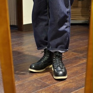 Red Wing 8130 Irish Setter Moc Toe Boots Black レッドウイング アイリッシュセッター モックトゥ ブーツ 古着屋 仙台 Biscco 古着 Vintage 通販