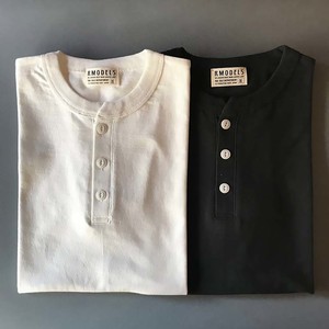 Previous Print Design Henley Neck TEE Previous Print Design Henley Neck TEE