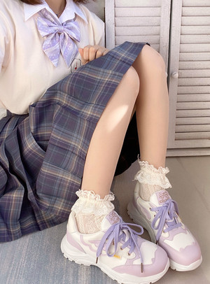 417 ロリータ靴 レディース ゆめかわいい スニーカー シューズ 学生靴 コスプレ G0a5g1 Lachouette