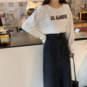 レディース ハイウエストデニムスカート 韓国ファッション通販 Nosweat