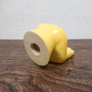 岡本太郎 手の椅子 ミニチュア 陶器製 イエロー 約10cm 廃盤 Coshiki