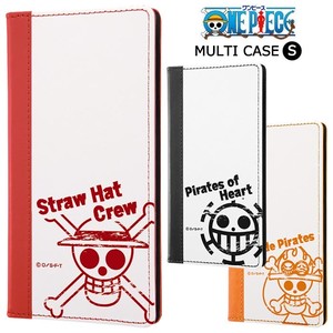 多機種対応 ワンピース 汎用 手帳型ケース Flex Sサイズ 小さめ 手帳型 手帳 ケース カバー マルチ マルチケース キャラクター グッズ かわいい トラファルガー ロー エース ルフィ Galaxy Aquos Xperia Iphone Arrows 多機種 スマホケース スマホカバー S In 7g407 Stars