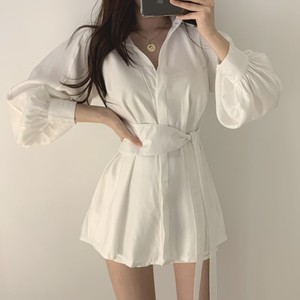 オールインワン風シャツセットアップ