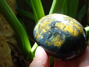 嵐の女神 ゴールデンピーターサイト テンペストストーン タンブル 虹石屋