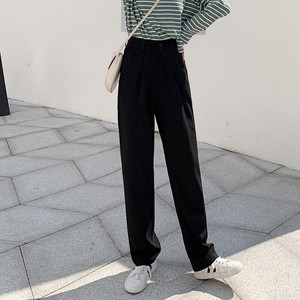 シンプルストレートパンツ 韓国ファッション通販 Nosweat