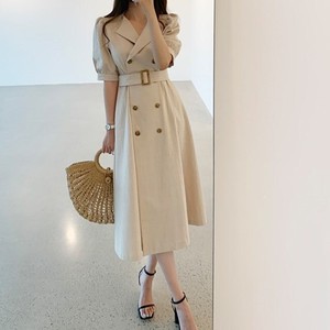 トレンチ風ワンピース V Lily Boutique リリーブティック