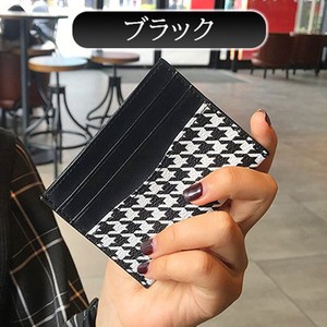 薄型 カードケース コンパクト 千鳥柄 オシャレ カード入れ Honey Stock アクセサリー 雑貨 ファッション