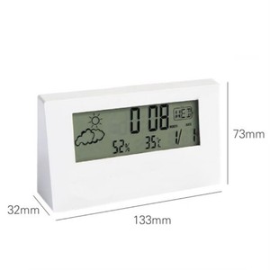 Clear Lcd Clock クリア クロック シンプル アラーム カレンダー 曜日 気温 天気 表示 透明 置き時計 韓国雑貨 Tokki Maeul トッキマウル 韓国雑貨通販サイト