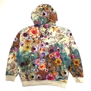 Adidas アディダス Originals オリジナルス トレフォイル 総柄 スウェットパーカー 花柄 レディースl 古着 パーカー Cave 古着屋 公式 古着通販サイト