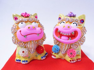 福笑いシーサーペア（大）