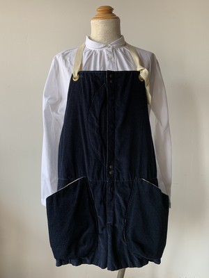 suolo GRIZZLY APRON コーデュロイ ネイビー suolo GRIZZLY APRON コーデュロイ ネイビー