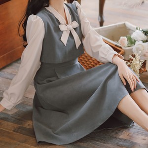 バイカラーリボンタイワンピース レディースファッション通販 Foxx Co フォックス