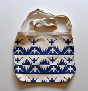 TACOMA FUJI RECORDS ALASKAN KING CRAB TOTE NATURAL/NAVY TACOMA FUJI RECORDS ALASKAN KING CRAB TOTE NATURAL/NAVY