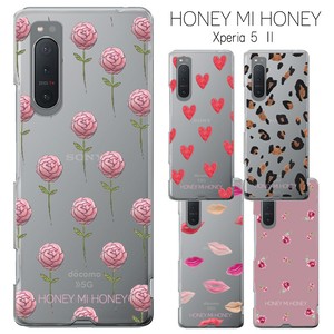 Xperia 5 Ii Honey Mi Honey クリア ケース カバー ハード ハードケース クリアケース かわいい グッズ ハニーミーハニー 簑島三佳 ハート リップ 花柄 レオパード ヒョウ柄 エクスペリア 5ii ファイブ マークツー 2 Xperia5ii Sog02 スマホカバー スマホケース S Ow 7g769