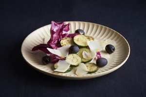 太しのぎ7寸皿(クリーム)