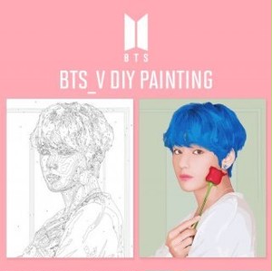 Bts Diyペインティング 大人の塗り絵 一筆一筆に愛を込めて Toko Mimpi