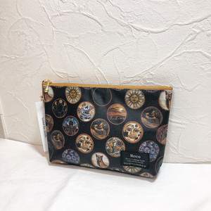 化粧ポーチM  リバティ エミリー　イーストミーツ・ウエスト　ブラック