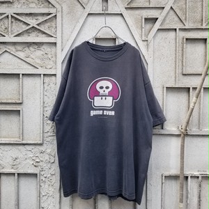 Game Over Print Tee Vintage 深緑オンライン