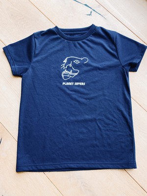 リサイクルポリエステルTシャツ "Planet Savers"/ Kids Upcycled Tee "Planet Savers" 