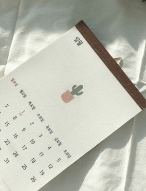 21 Hangul Fabric Calendar 2size ハングル 壁掛け ファブリック カレンダー 韓国語 韓国雑貨 Tokki Maeul トッキマウル 韓国雑貨通販サイト
