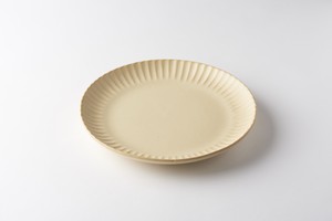 太しのぎ7寸皿(クリーム)