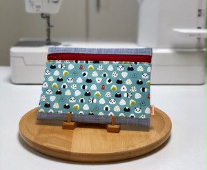 ふわふわポーチ<おにぎりパンダ・ミント>メール便送料無料 ふわふわポーチ<おにぎりパンダ・ミント>メール便送料無料